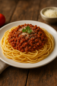 Spaghetti bolognaise chatgpt